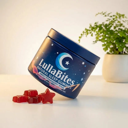 LullaBites — Gomitas Naturales para Dormir Sin Melatonina | Despierta con Energía Real