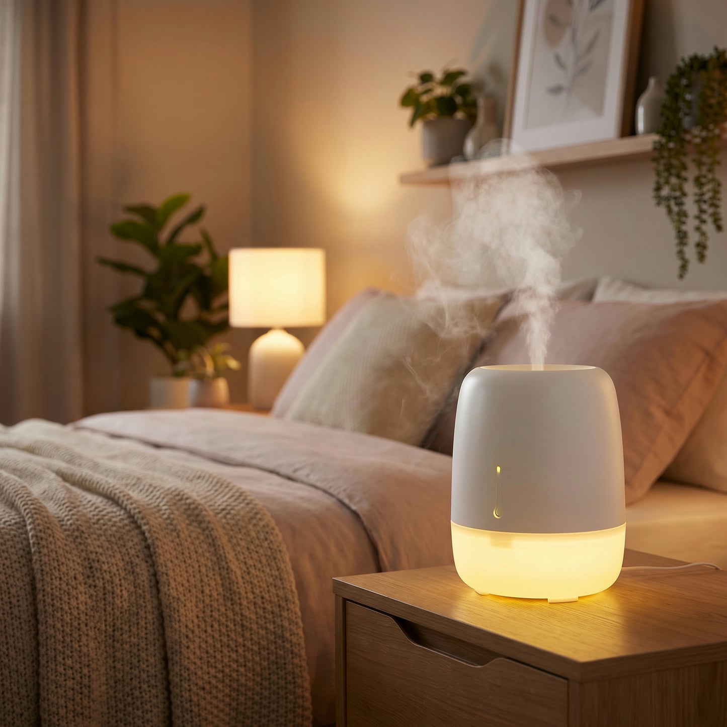 Humidificador Ultrasónico con Luz LED