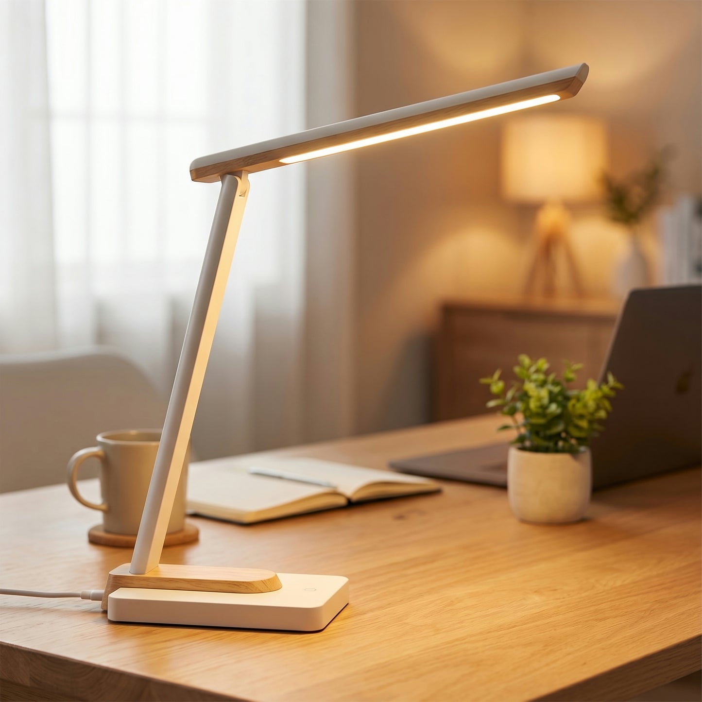 Lámpara LED de Mesa — Control Táctil 3 Tonos